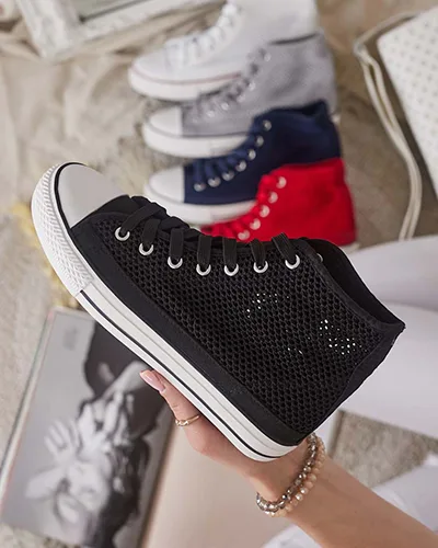 Royalfashion Damskie ażurowe trampki Nizzef