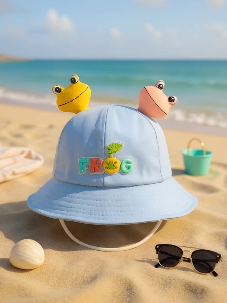 Royalfashion Dziecięcy Kapelusz typu Bucket "Wesołe Naszywki"