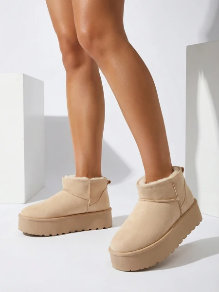 Royalfashion Buty a'la śniegowce damskie na platformie Dagodo