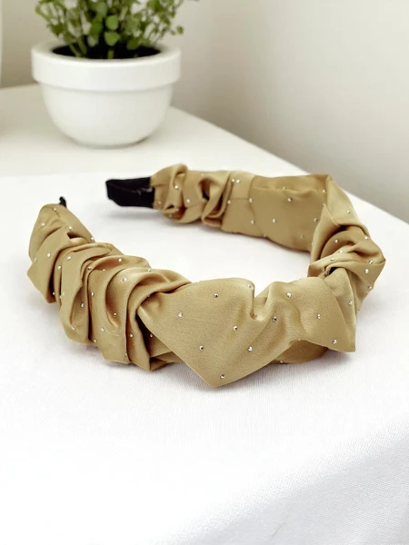 Royalfashion Opaska do włosów satynowa Bianca