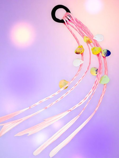 Royalfashion Коси-накладки з мушлями на еластичній стрічці