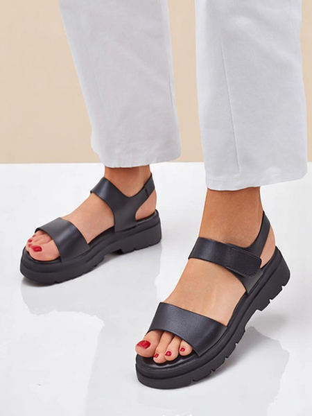 Royalfashion Damskie sandały na grubszej podeszwie Otvanna