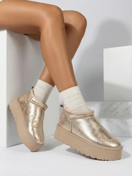 Royalfashion Жіночі короткі черевики а-ля снігоступи Ozozi