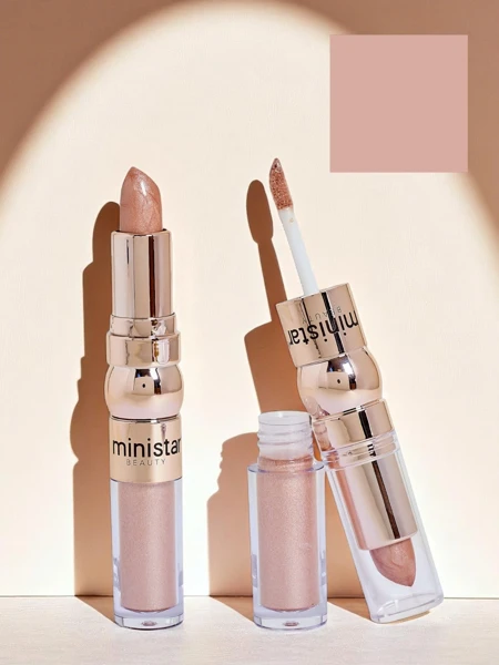 Rozświetlacz do twarzy w sztyfcie i w płynie Pink Radiance