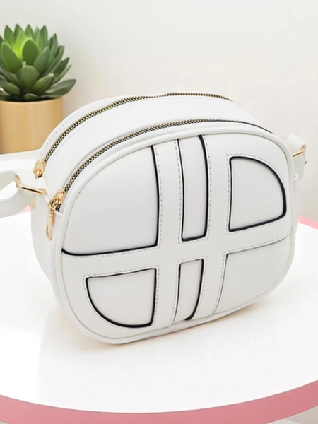 Royalfashion Mała damska okrągła torebka z eko skóry Riva Circle