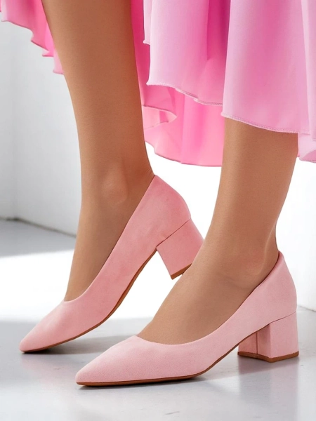 Royalfashion Damskie czółenka na niskim obcasie Agas