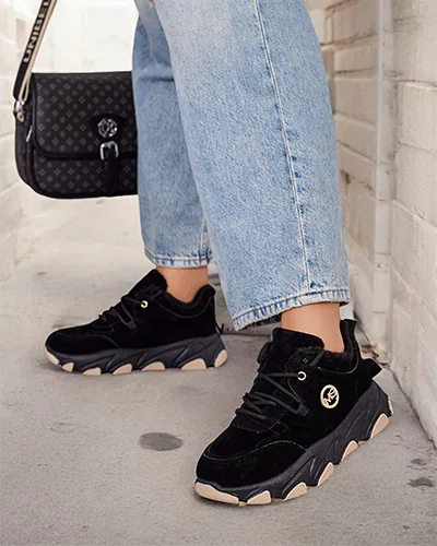 Royalfashion Sneakersy damskie z ociepleniem Caroves