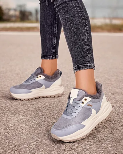 Royalfashion Sneakersy damskie z ociepleniem Ruffi