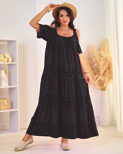 Royalfashion Damska sukienka midi