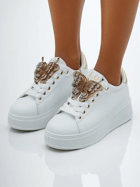 Royalfashion Sportowe sneakersy damskie na platformie Viela