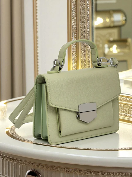 Royalfashion Kopertowa torebka damska z rączką Amalthea Avorio