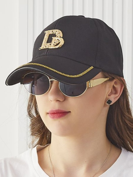 Royalfashion Czapka z daszkiem z cyrkoniami Glam Dash