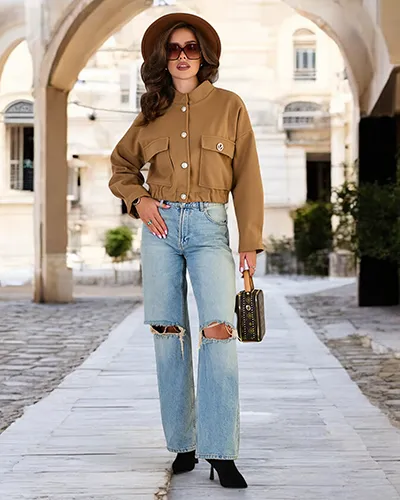 Royalfashion Kurtka damska typu bomberka