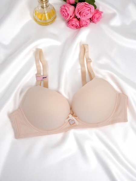 Royalfashion Gładki damski usztywniany biustonosz Smooth Fit