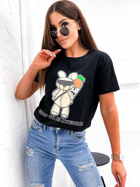 Royalfashion Damski t-shirt z nadrukiem