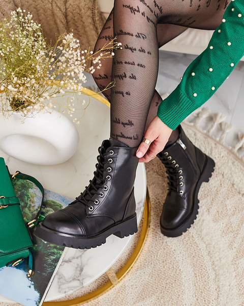 Royalfashion Damskie botki typu workery Basurber