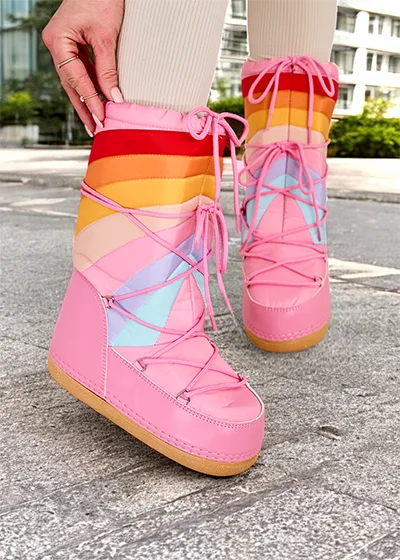 Royalfashion Buty damskie a'la śniegowce Tencce