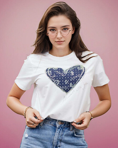 Royalfashion Damski t-shirt z nadrukiem