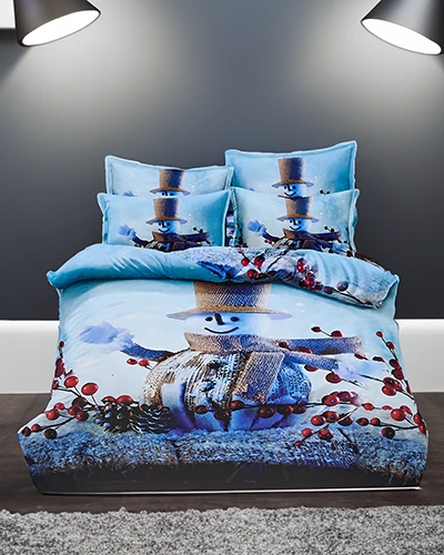 Royalfashion Pościel świąteczna 160x200 komplet 3-CZĘŚCI