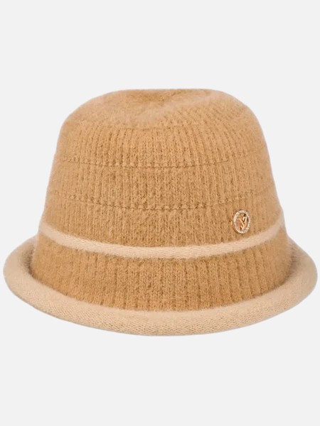 Kapelusz damski melonik z ozdobą Daisy Bloom