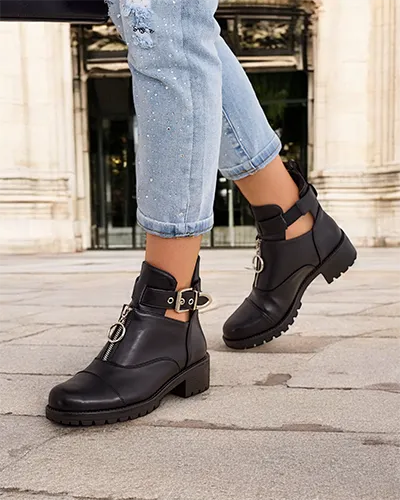 Royalfashion Damskie botki typu workery Komoves