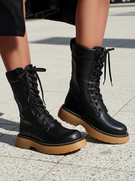 Royalfashion Damskie botki workery Megie