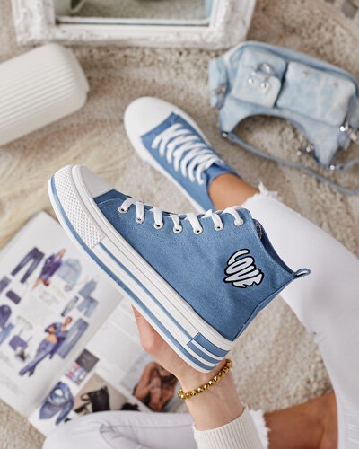 Royalfashion Sportowe trampki damskie z printem Lizz