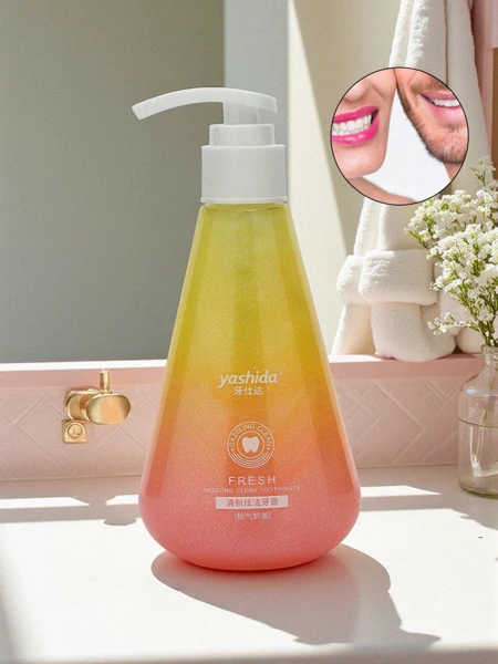 Yashida Pasta do zębów wybielająca brzoskwiniowo-miętowa