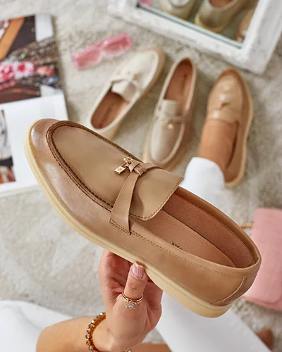 Royalfashion Eleganckie mokasyny damskie Leosi