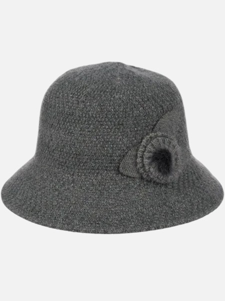 Жіночий капелюх котелок з прикрасою Ella Mae