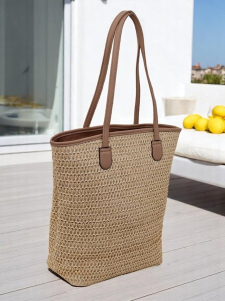 Royalfashion Duża słomiana torebka damska Solea Bag