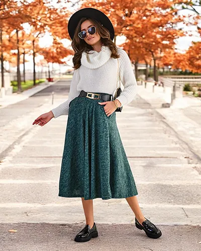 Royalfashion Damska spódnica midi