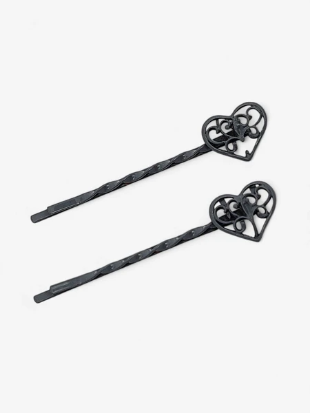 Royalfashion Wsuwki do włosów z serduszkami