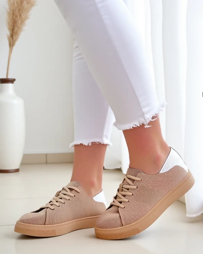 Royalfashion Damskie materiałowe buty sportowe Esellaf