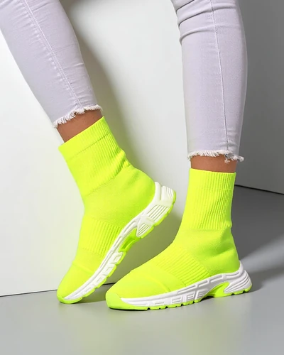 Royalfashion Sportowe wysokie sneakersy damskie Leriot