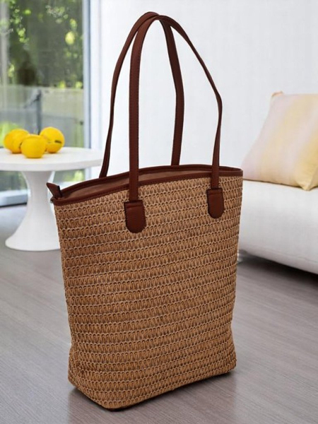 Royalfashion Duża słomiana torebka damska Solea Bag