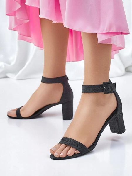 Royalfashion Brokatowe damskie sandały Montrea