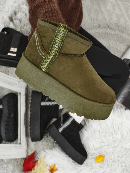 Krótkie buty a'la śniegowce damskie Althea