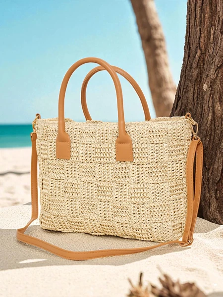 Royalfashion Велика Солом’яна Жіноча Сумка Aureliana Savio