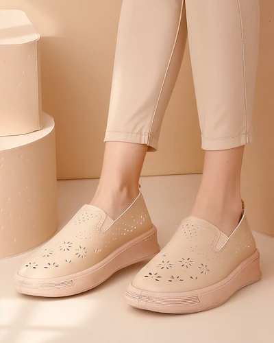 Royalfashion Sportowe mokasyny damskie Olleffi