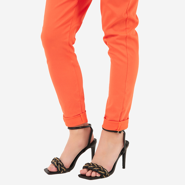 OUTLET Czarne damskie sandały na szpilce Tenedi - Obuwie