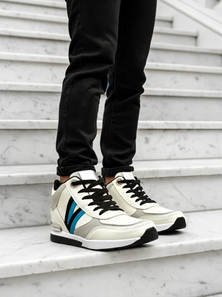 Calista Ekosystem Damskie Białe Koturny