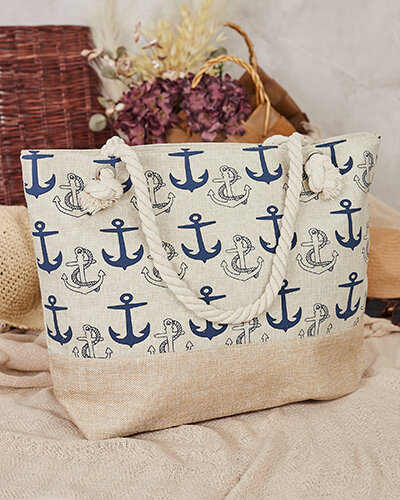 Royalfashion Сумка з тканини зі святковим візерунком через плече