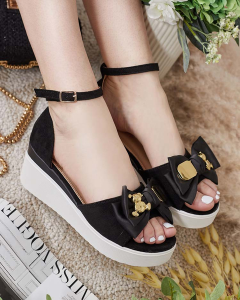 Royalfashion Damskie sandały na koturnie Alovia