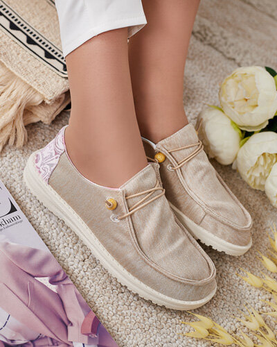 Royalfashion Damskie półbuty sznurowane Treppes