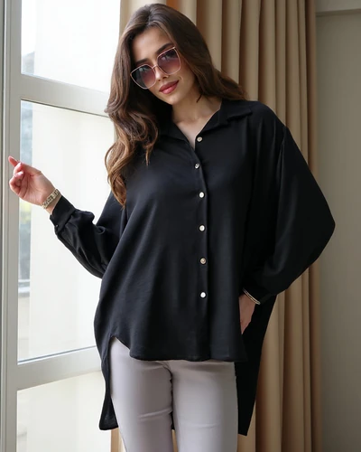 Royalfashion Długa damska koszula oversize