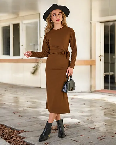 Royalfashion Damska sukienka midi