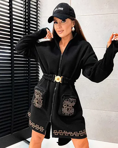 Жіноча міні-сукня в стилі блузи Royalfashion тип