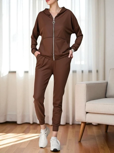Royalfashion Damski komplet a'la welur