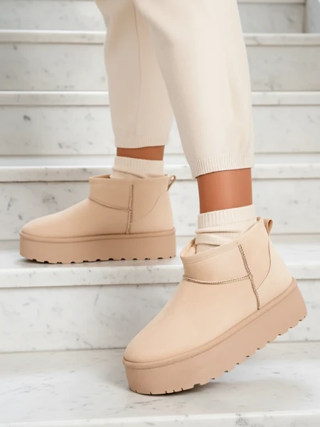 Royalfashion Buty a'la śniegowce damskie na platformie Dagodo